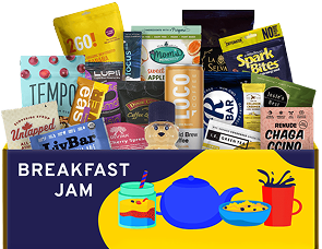 Breakfast Jam themed snack box