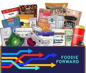 Foodie Forward themed snack box