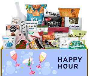 Happy Hour themed snack box