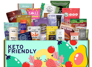 Keto Friendly themed snack box